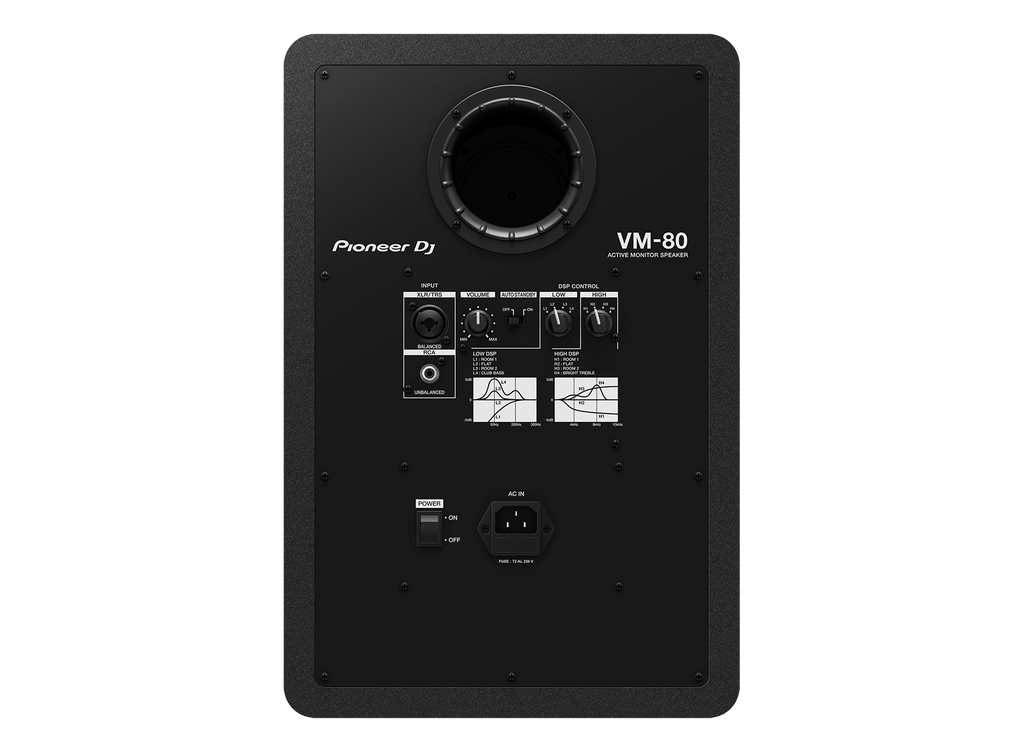 Pioneer DJ - AlphaTheta VM-80, 8” active monitor speaker