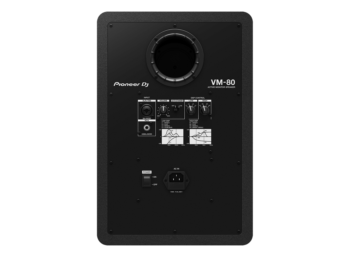 Pioneer DJ - AlphaTheta VM-80, 8” active monitor speaker