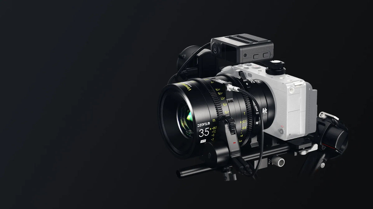 DZOFILM Vespid Cyber Full-frame Prime Lens-75mm T2.1 (PL and EF mount, with data), Full-Frame Cine Prime, PL and EF Mount, Manual Focus and Iris, Cine-Standard 0.8 MOD Gears