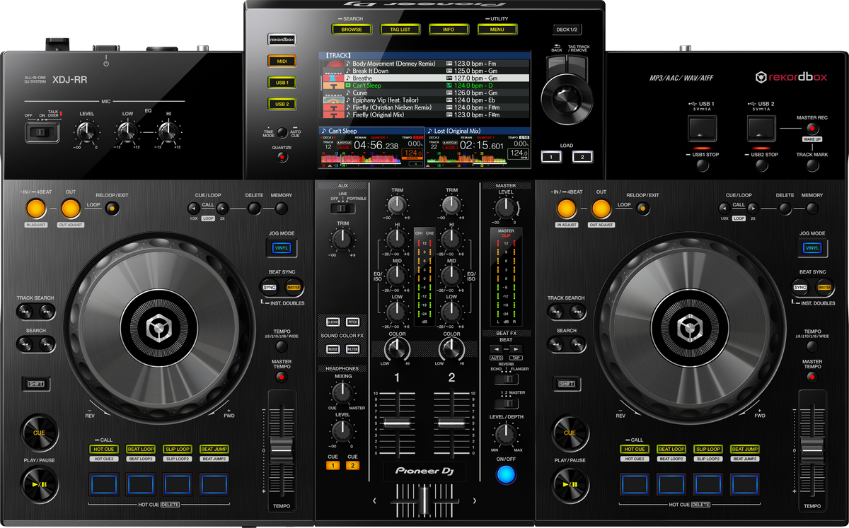 Pioneer DJ - AlphaTheta XDJ-RR, 2-channel all-in-one DJ system